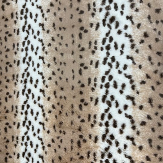 Feldman Aspen Snow Leopard Safari Faux Fur Fabric